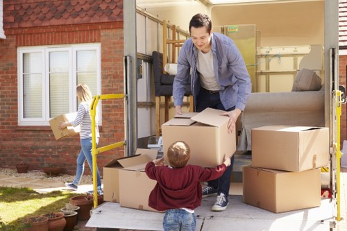 Removal van ready for a same day move in Redbridge
