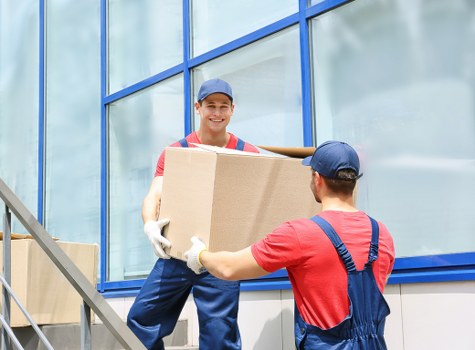 Home moving planning in Redbridge with boxes and checklist