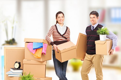 Specialist handling of large furniture during removals in Redbridge