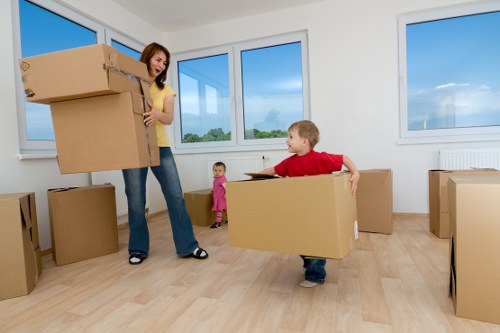 Commercial packing and unpacking services for an office move in Redbridge