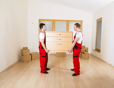 Organized packing and loading for a local removal service
