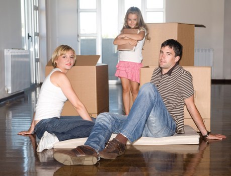 Careful handling of boxes and furniture during a fast move